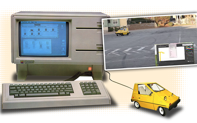 Chuyện thật như đùa: Biến ô tô điện thành chuột máy tính, di chuột đến đâu xe tự lái đến đó Ảnh 2