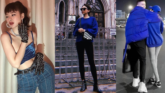 Tóc Tiên, Kỳ Duyên, Kelbin Lei đồng loạt diện outfit màu xanh dương, lý do chính là đây! Ảnh 2