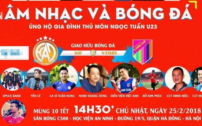 Tuấn Hưng và dàn sao 'Người phán xử' đá bóng ủng hộ thủ môn U23 Việt Nam 'cứu' mẹ Ảnh 2