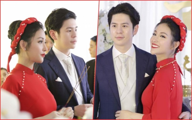 Những hình ảnh hiếm hoi trong lễ ăn hỏi của Mai Hồ và người yêu Việt kiều Ảnh 2