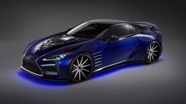 Màu sơn của chiếc chiếc Lexus LC 500 trong Black Panther lấy cảm hứng từ loài bướm morpho ở Trung Nam Mỹ. Ảnh: BI