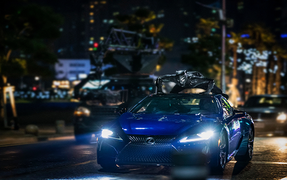 Hình ảnh Black Panther cùng chiếc Lexus LC 500 trong bom tấn điện ảnh từng gây sốt trên toàn thế giới.