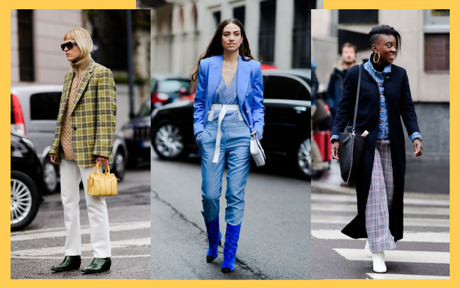 Streestyle tại Milan FW: Thời trang đơn sắc lên ngôi, váy áo kẻ sọc tiếp tục 'oanh tạc' Ảnh 2