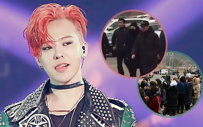 Clip: G-Dragon chính thức nhập ngũ, fan Hàn chen nhau tạm biệt 'chồng' Ảnh 2