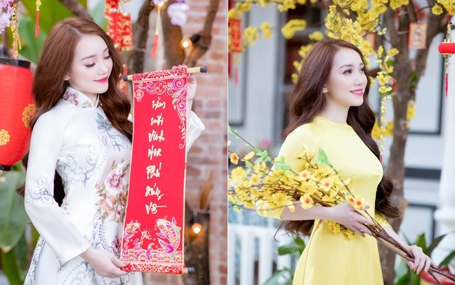 Ngắm thần thái người yêu Vũ Văn Thanh mặc áo dài 'đẹp như tiên nữ' Ảnh 2