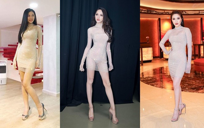 Chơi trội với đầm xuyên thấu, Hương Giang Idol 'đụng hàng' liên hoàn với loạt mỹ nhân Vbiz Ảnh 2