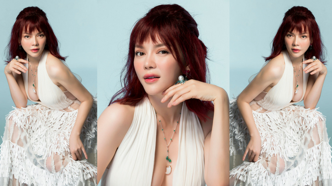 Lý Nhã Kỳ diện vest không nội y khoe vòng một căng mọng Ảnh 2