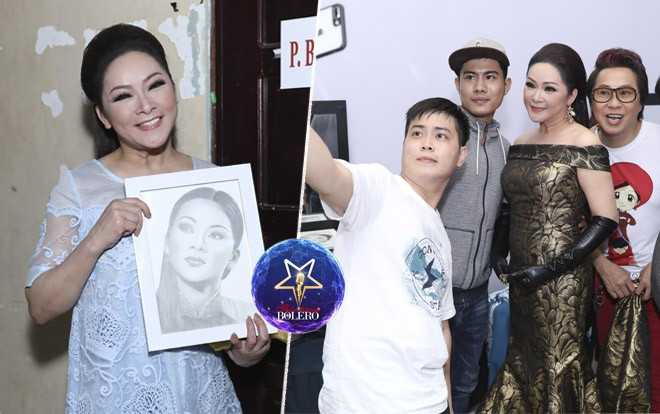 HLV Như Quỳnh hạnh phúc khi được fan vẽ tặng chân dung Ảnh 2