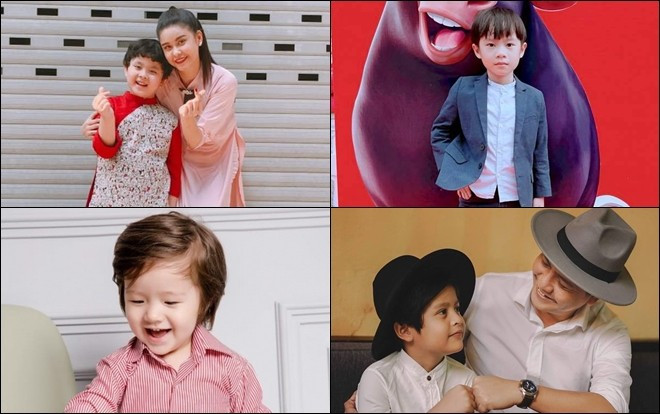 Khó mà cầm lòng với vẻ đẹp 'tăng theo cấp số nhân' của quý tử nhà sao Việt Ảnh 2