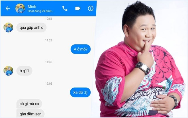 Hậu scandal ấu dâm, Minh Béo lại bị một nam thanh niên 'tố' gạ tình Ảnh 2