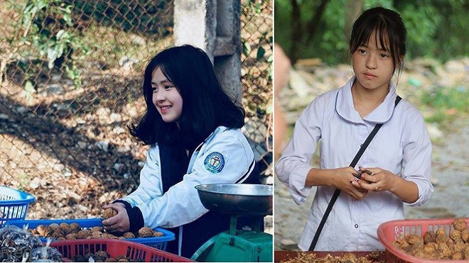 Thêm ảnh hồi xưa vô cùng dễ thương của nữ sinh Hà Giang bán hạt óc chó nổi tiếng nhất MXH hôm nay Ảnh 2
