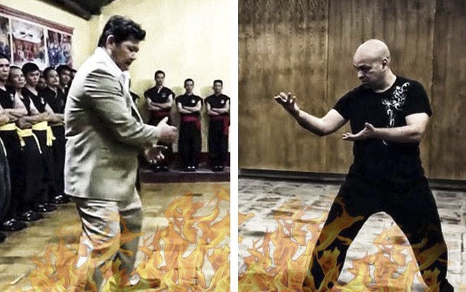 Vắng võ sư Flores, chưởng môn Huỳnh Tuấn Kiệt lại diễn 'võ điện giật' Ảnh 2