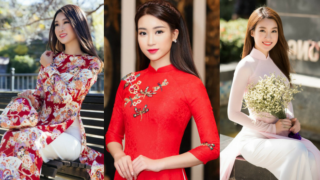 Đại sứ Lễ hội áo dài 2 năm liền, Đỗ Mỹ Linh diện áo dài quả khó ai sánh bằng! Ảnh 2