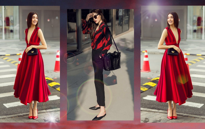 Kỳ Duyên diện áo chục triệu, Lệ Hằng chuộng váy xẻ tới rốn khi xuống phố tuần qua Ảnh 2