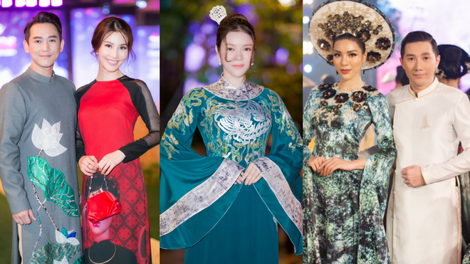 Lý Nhã Kỳ hóa 'hoàng hậu' cổ xưa, Diễm My e ấp bên Hứa Vĩ Văn trong tà áo dài truyền thống Ảnh 2