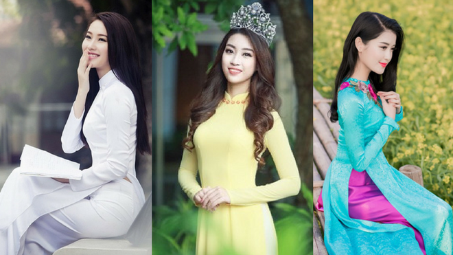Điểm lại những hoa hậu, á hậu cứ mặc áo dài là đẹp hết phần thiên hạ! Ảnh 2