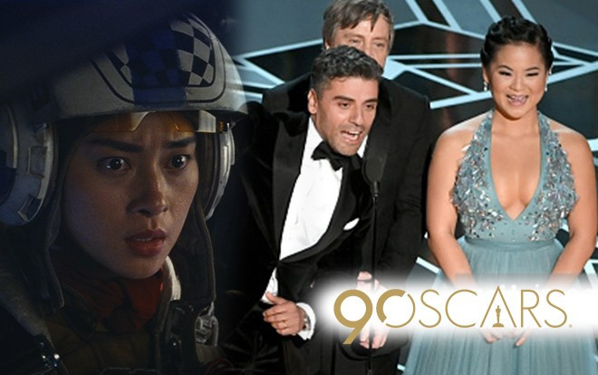 Ngô Thanh Vân tự hào và hạnh phúc khi nhìn thấy 'em gái' Kelly Marie Tran trên sân khấu Oscar 2018 Ảnh 2