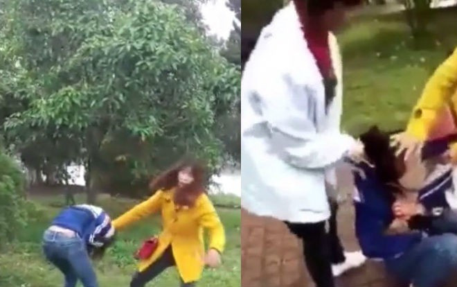 Khởi tố 2 đối tượng chặn đánh, lột áo nữ sinh giữa đường vì ghen tuông Ảnh 2