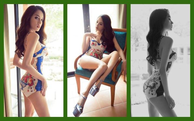 Được chị đại Lukkade ủng hộ, Hương Giang 'tung đòn' với bikini 'mướt mắt' trước bán kết Ảnh 2