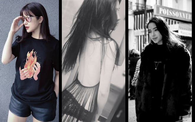 Mừng 8/3, Yaya Trương Nhi 'thả rông' vòng 1 căng tràn, Châu Bùi cùng loạt mỹ nhân diện đồ full đen Ảnh 2