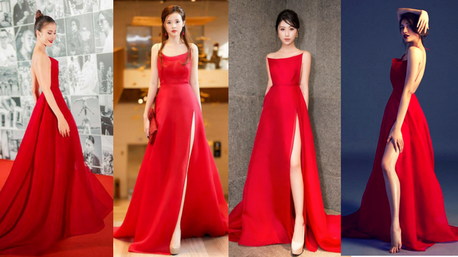 Hiếm hoi diện đầm xẻ tận hông, Midu 'đụng độ' Quỳnh Anh Shyn cùng loạt chân dài Vbiz Ảnh 2