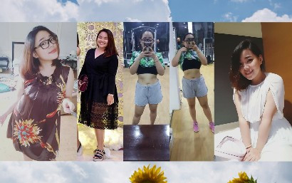 Chỉ tập gym 49 buổi, cô bạn này đã 'thổi bay' 13 kg, lấy lại ba vòng cân đối Ảnh 2