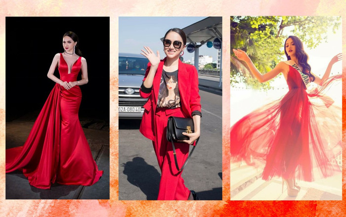 Diện toàn đầm đỏ may mắn, bảo sao Hương Giang Idol chẳng 'chặt chém' dàn thí sinh, đăng quang hoa hậu Ảnh 2