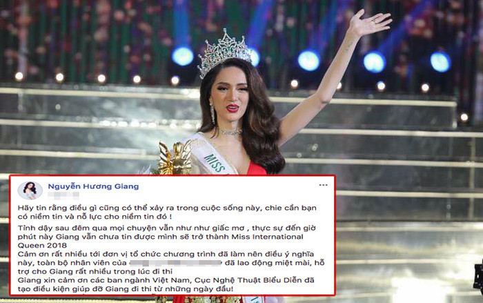 Hoa hậu Hương Giang: 'Tỉnh dậy, mọi chuyện vẫn như giấc mơ' Ảnh 2