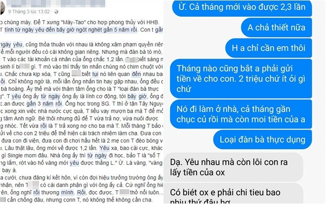 Đọc xong tin nhắn bị chồng kể xấu với nhân tình, vợ trẻ muốn in hết ra rồi ép plastic gửi nhà nội Ảnh 2