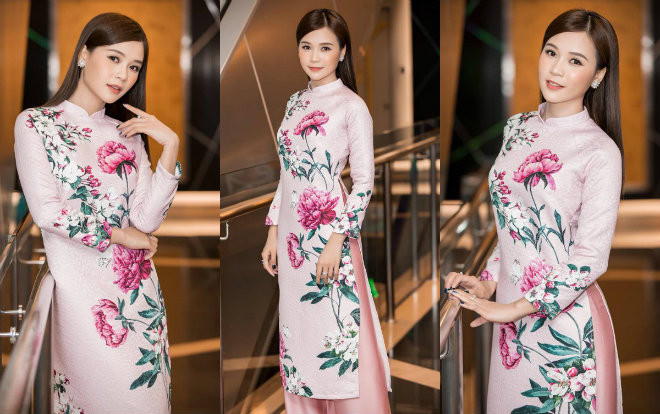 'Tình địch' của Nhã Phương diện áo dài cách tân 'ăn gian tuổi' đi sự kiện Ảnh 2