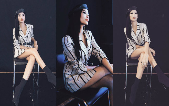Chán style Hoa hậu, Hoàng Thùy trở lại 'lợi hại hơn xưa' với phong cách nổi loạn gấp bội phần Ảnh 2