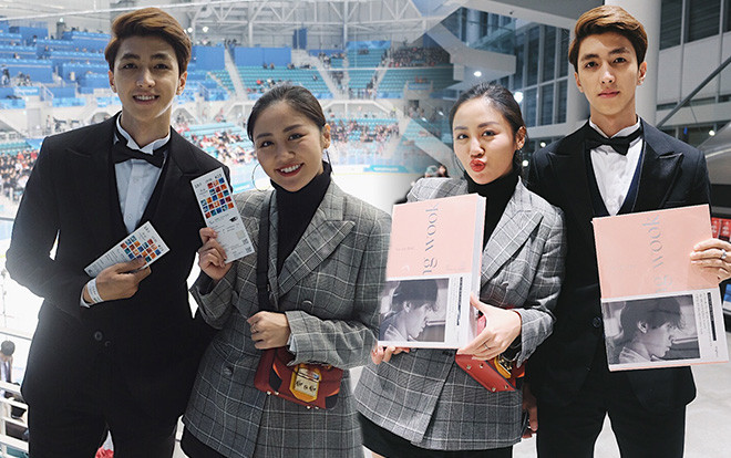 Văn Mai Hương - Bình An rạng rỡ xuất hiện tại fan meeting, nhận quà từ Lee Dong Wook Ảnh 2