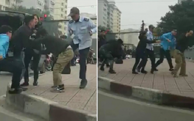 Tạm đình chỉ công tác tài xế và phụ xe buýt đánh người đàn ông sau va chạm giao thông Ảnh 2