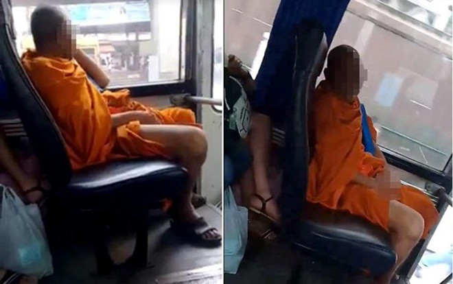 Nhà sư bệnh hoạn làm chuyện khó ngờ ngay trên xe buýt Ảnh 2