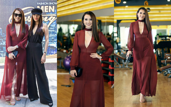 Siêu mẫu Anh Thư, Lan Khuê rủ nhau diện váy xẻ sâu phóng khoáng tự tin đọ dáng 'mười phân vẹn mười' Ảnh 2