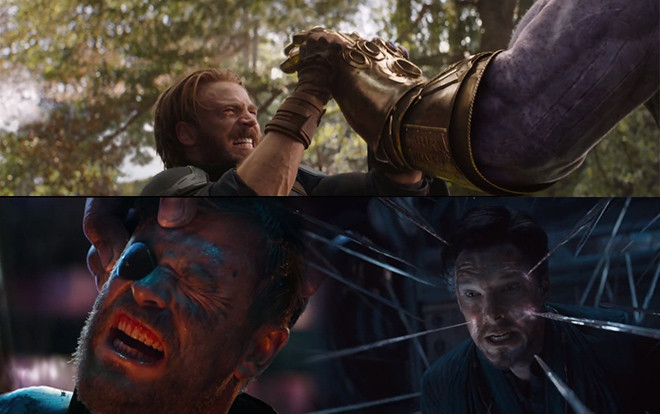 'Avengers: Infinity War': Captain America một mình đối đầu Thanos, thế giới tan hoang trong trailer mới Ảnh 2