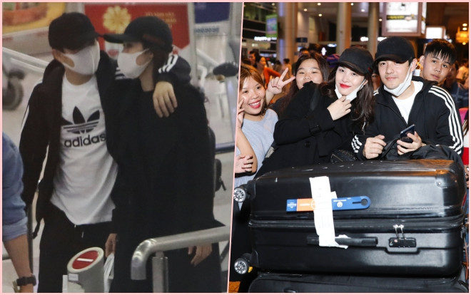 Đông Nhi - Ông Cao Thắng tình tứ khoác vai, được fan đón chào nồng nhiệt sau chuyến lưu diễn tại Mỹ Ảnh 2