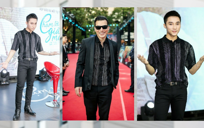Hơn Sơn Tùng M-TP 22 tuổi, Trần Bảo Sơn chẳng hề kém cạnh khi mặc chung một chiếc áo Ảnh 2