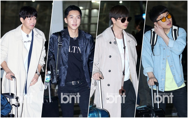 Lee Seung Gi, Yook Sung Jae có mặt tại sân bay Hàn, chuẩn bị đến Việt Nam Ảnh 2