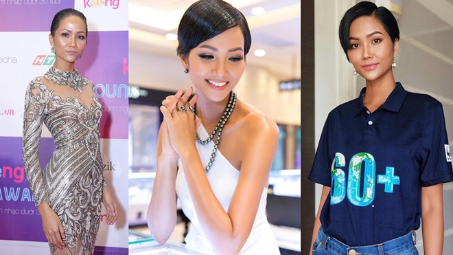 H'Hen Niê nên xem lại cách vuốt gel để mái tóc tém 'tên tuổi' không thành 'thảm họa' như thế này Ảnh 2