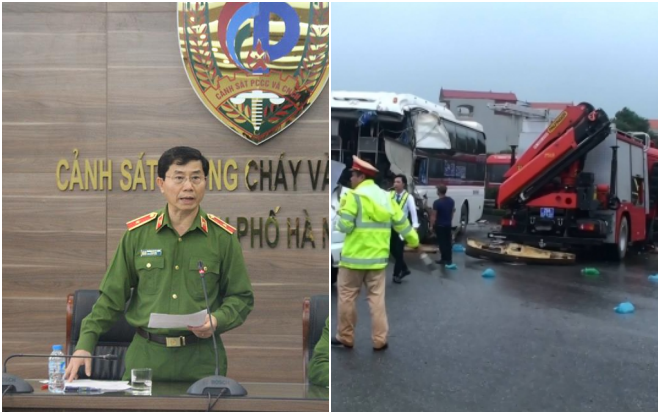 Thăng cấp hàm lên thượng sĩ cho cảnh sát PCCC tử vong trên đường làm nhiệm vụ Ảnh 2