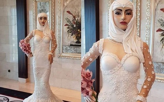 Nhìn xa cô dâu đẹp như tiên nữ, lại gần mới biết được sự thật bất ngờ Ảnh 2