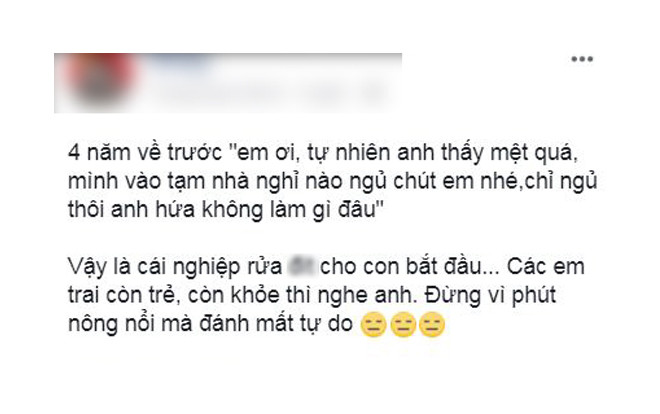 Năn nỉ bạn gái vào nhà nghỉ bằng câu 'anh không làm gì đâu', ông bố trẻ gánh ngay nghiệp thay bỉm Ảnh 2