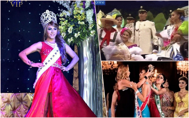 Dở khóc dở cười chuyện Á hậu thô bạo giật vương miện, đẩy Hoa hậu xuống đất Ảnh 2