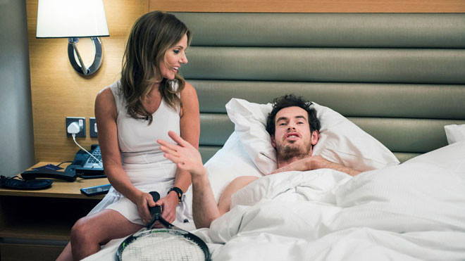 Tay vợt Andy Murray bán khỏa thân trả lời phỏng vấn… trên giường Ảnh 2