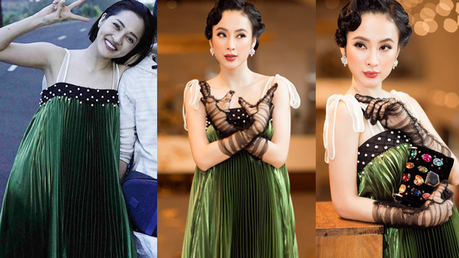 Dũng cảm diện lại váy thảm họa của Angela Phương Trinh, Bảo Anh có đẹp hơn? Ảnh 2