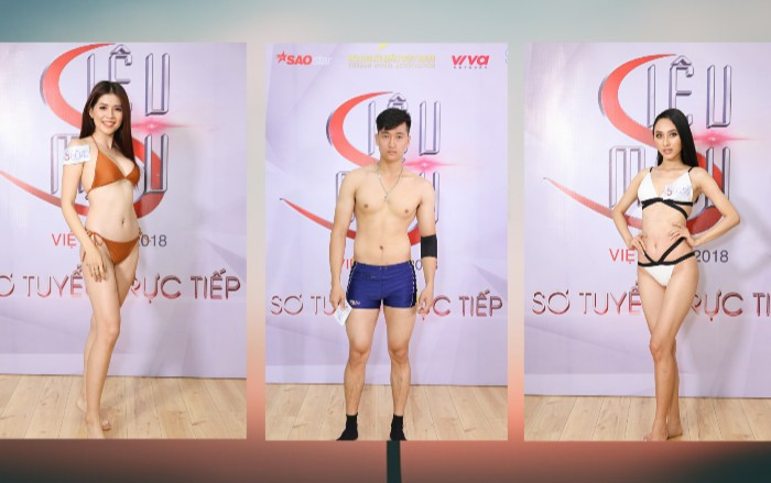 Vào phòng đo hình thể Siêu mẫu VN: Thí sinh tự tin diện bikini khoe eo 'con kiến' Ảnh 2