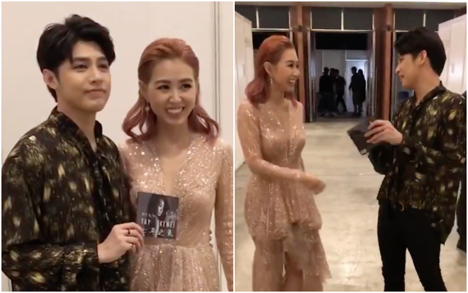 Quá thích tiết mục, nữ ca sĩ Singapore sang tận phòng chụp ảnh cùng Noo Phước Thịnh Ảnh 2