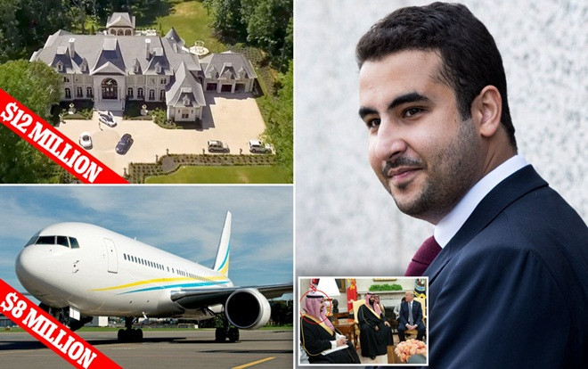 'Cung điện ánh sáng' vàng dát lên cửa và chuyên cơ xa xỉ tốn 30.000 USD một giờ bay của hoàng tử Ả-rập Ảnh 2