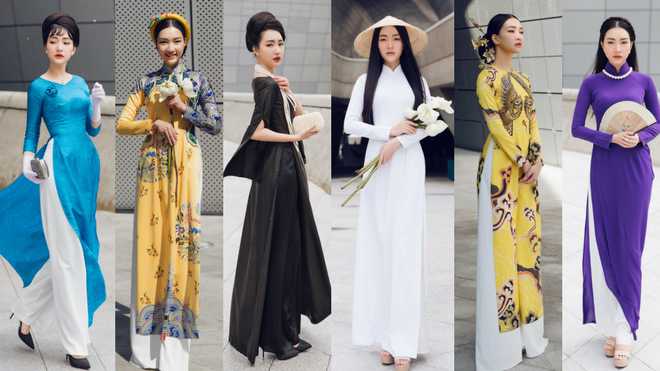 Hiếm ai như 'nàng thơ xứ Huế' Ngọc Trân, diện 6 bộ áo dài đi dự Tuần lễ thời trang Seoul Ảnh 2